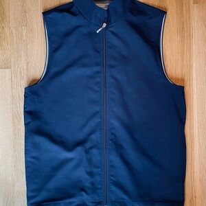 Men's Ashworth Stormy Navy Blue Golf Vest, size M